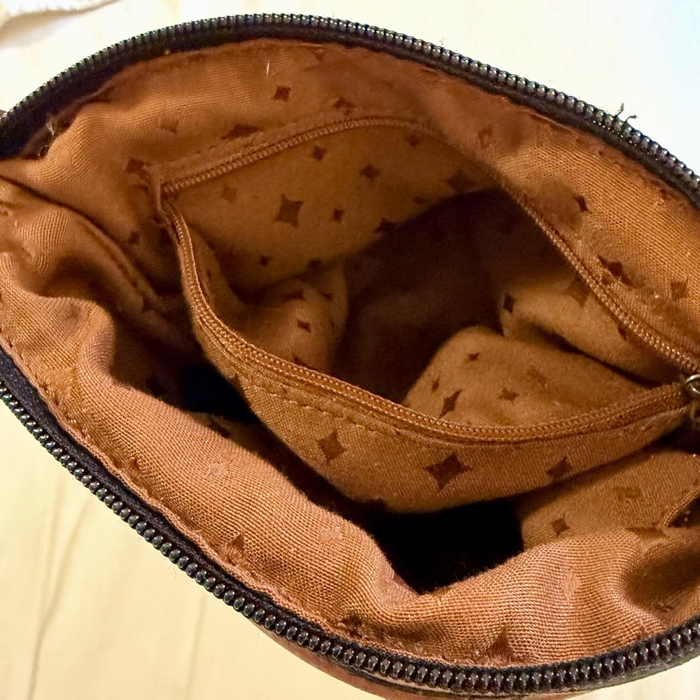 Fossil Brown Leather Crossbody Bag - Picture 5 of 6